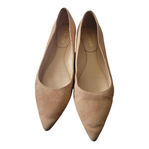 ESCADA Women Shoes Suede Leather Pointed Toe Size 40 / US 9